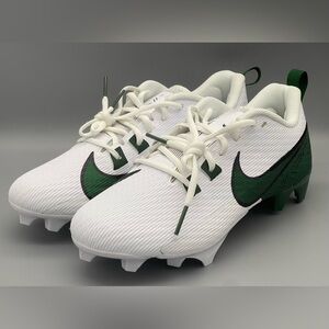 Nike Vapor Edge Speed 360 2 Football Cleats White Fir Green Men’s Size 9.5 NEW